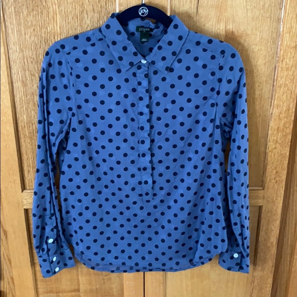 Women’s J.Crew X-Small Polka Dot Top